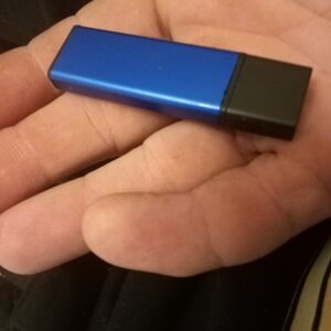 Blue and Black USB Device Holy Music Feel The Soul